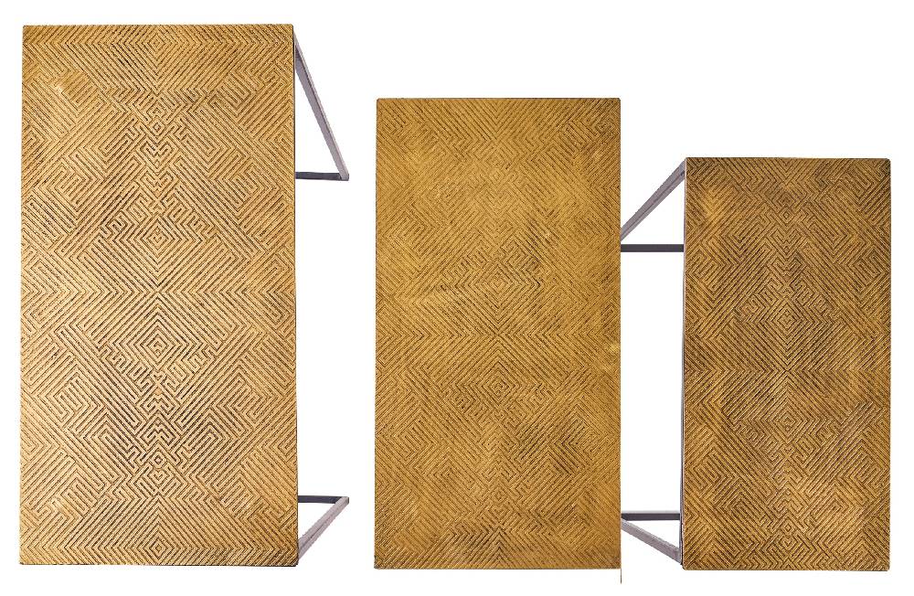 Novità Home Line - tavolini rettangolari set 1/3 Vendita calda