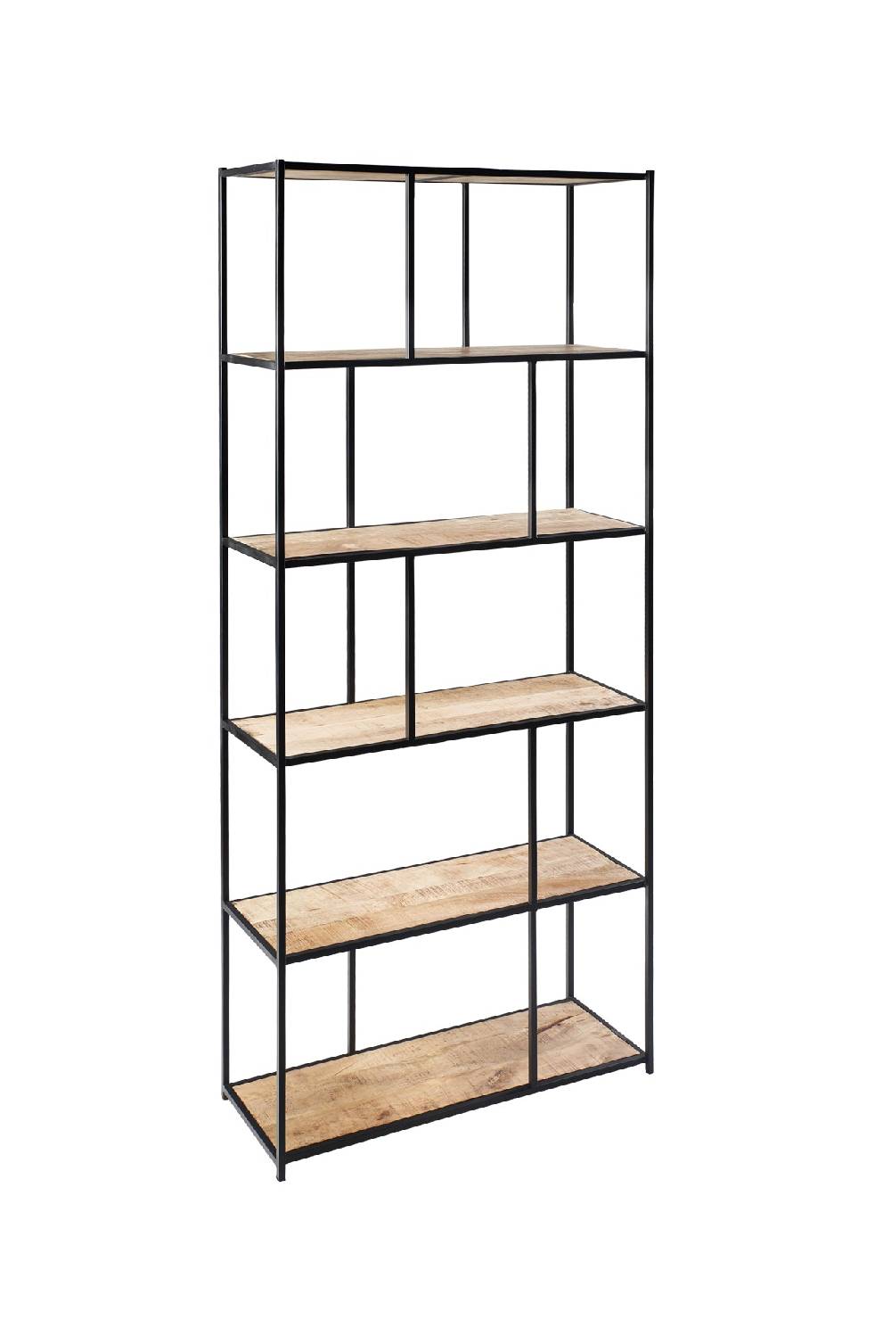 Novità Home Libreria in legno e metallo Offerta temporanea