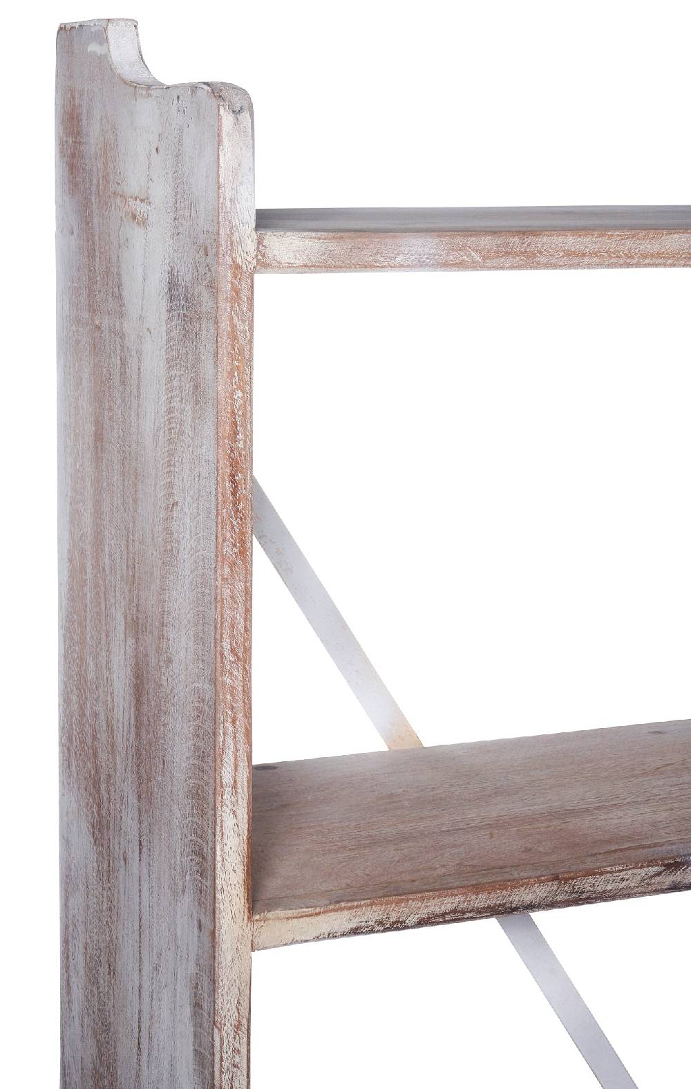 Novità Home Libreria 5 ripiani in legno sbiancato Grandi sconti