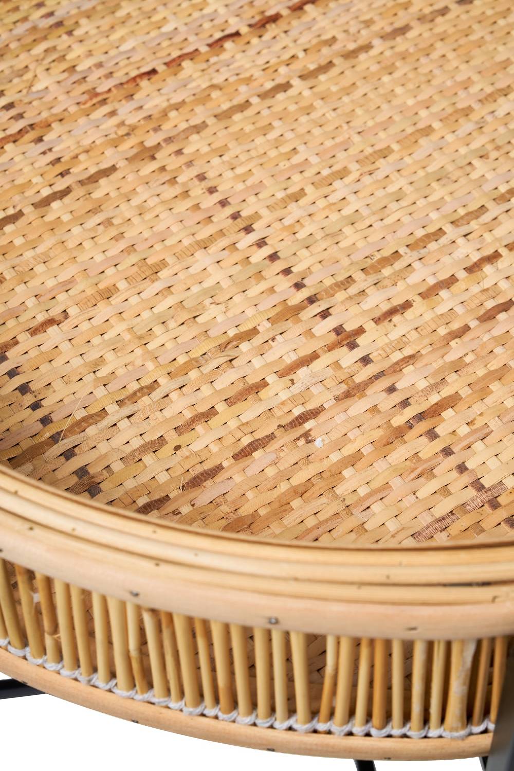 Novità Home Kyoto - pliant vassoio tondo in bambu con gambe in ferro Fino al 60% di sconto
