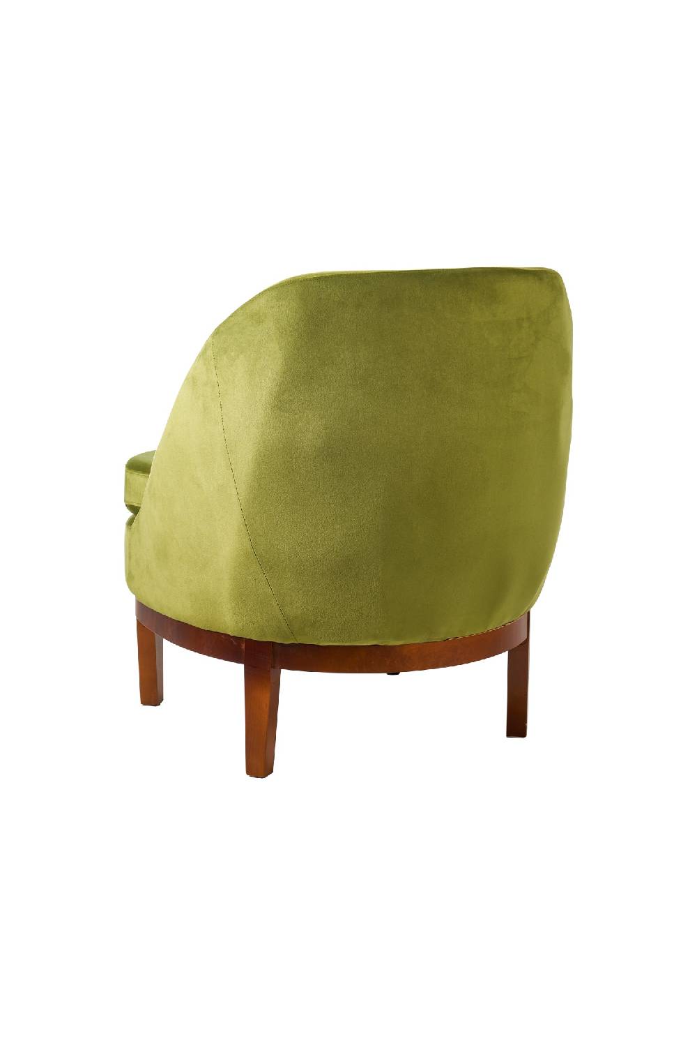 Novità Home Isotta - poltrona con base in legno verde oliva Sostegno trimestrale