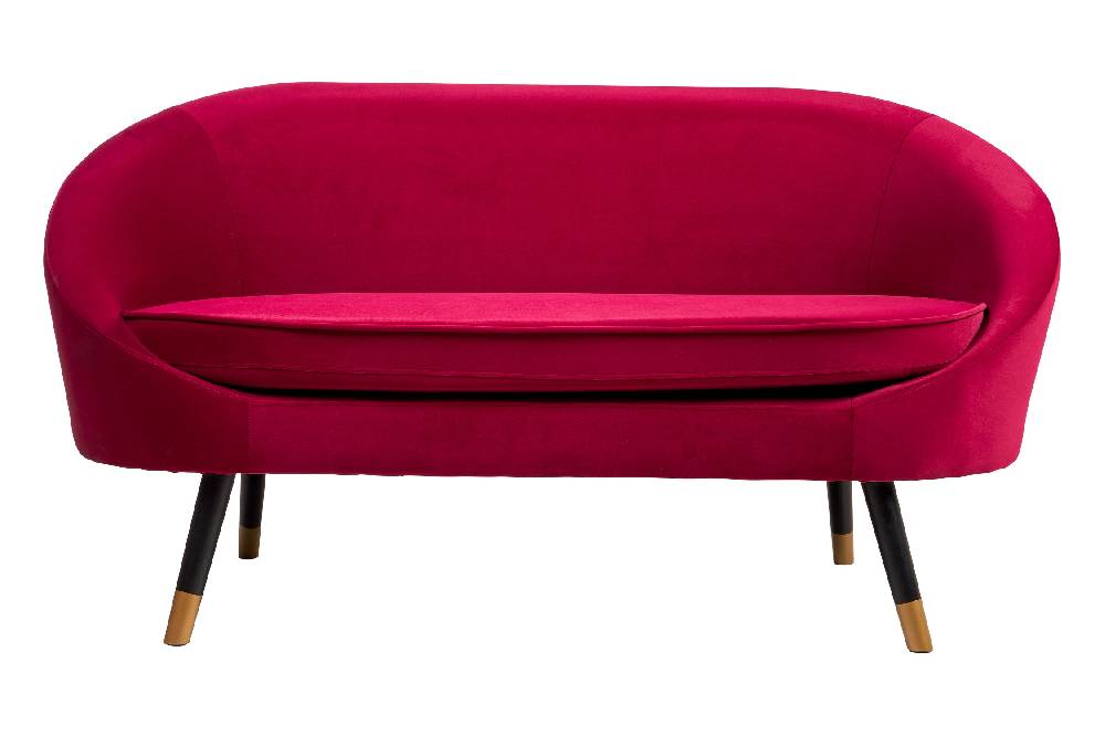 Novità Home Isadora - divano due posti rosso Super sconto
