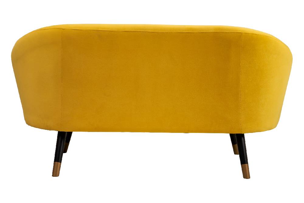 Novità Home Isadora - divano due posti giallo Enormi sconti