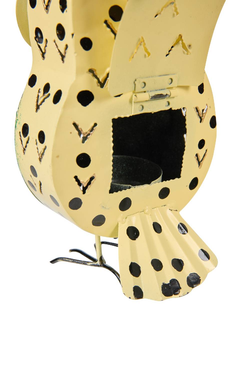 Novità Home Decor - Owl Con Pois Porta Candela Promozione