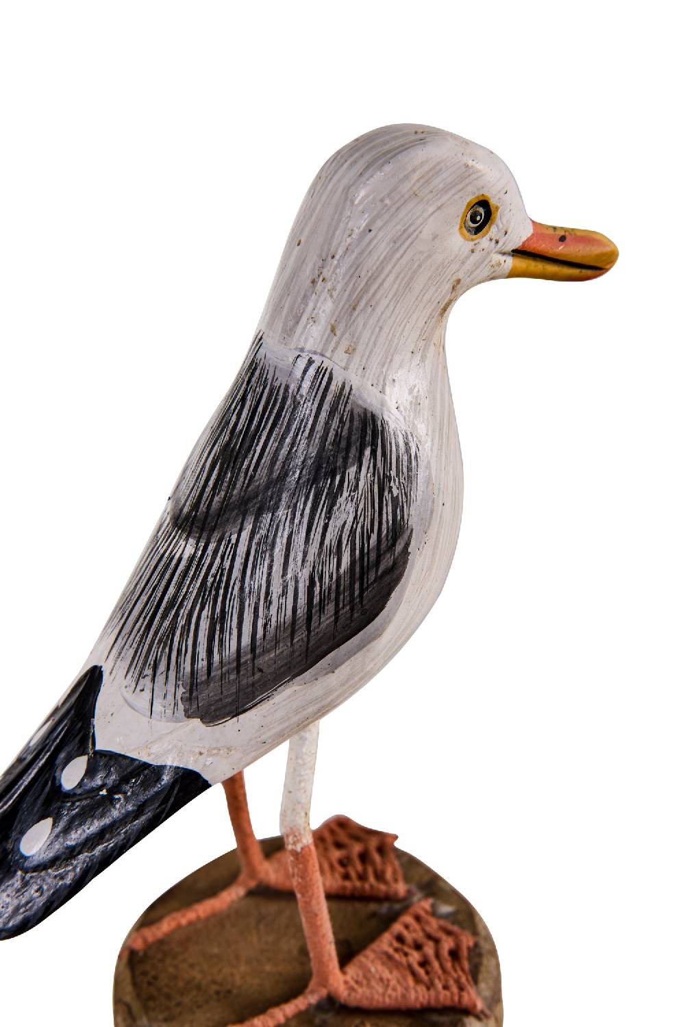 Novità Home Waterfowl - Gabbiano Su Piedistallo Legno E Intreccio Promozione Limitata
