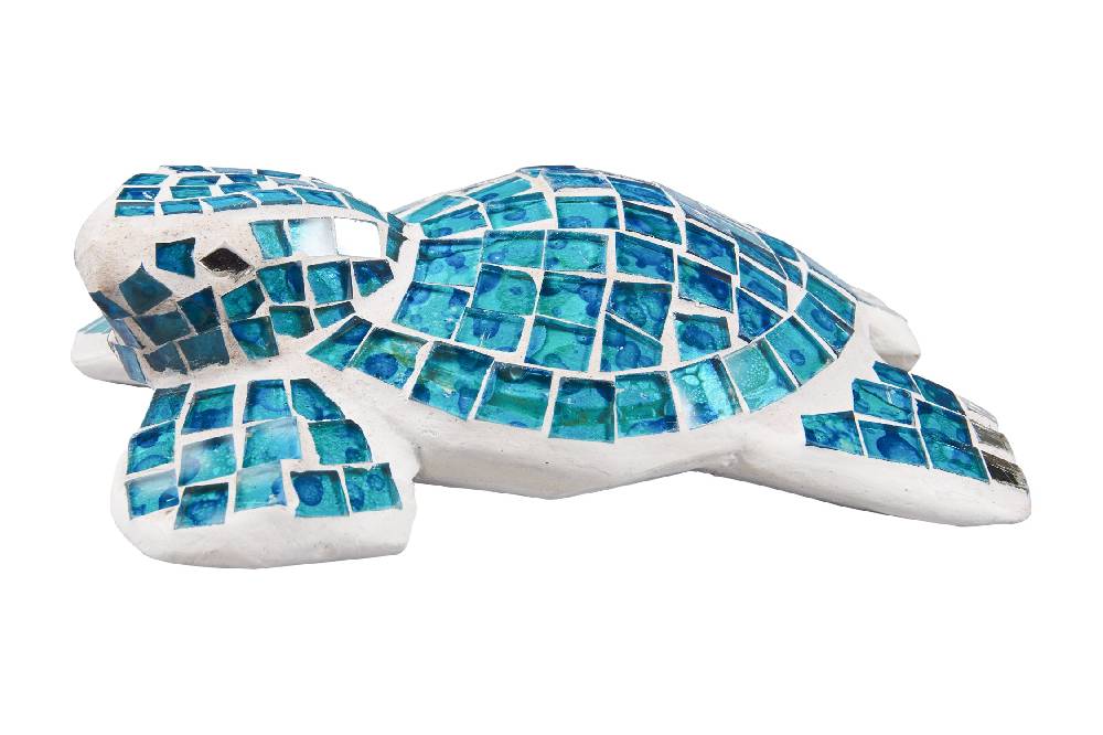 Novità Home Colour - Tartaruga Con Specchietti Azzurri