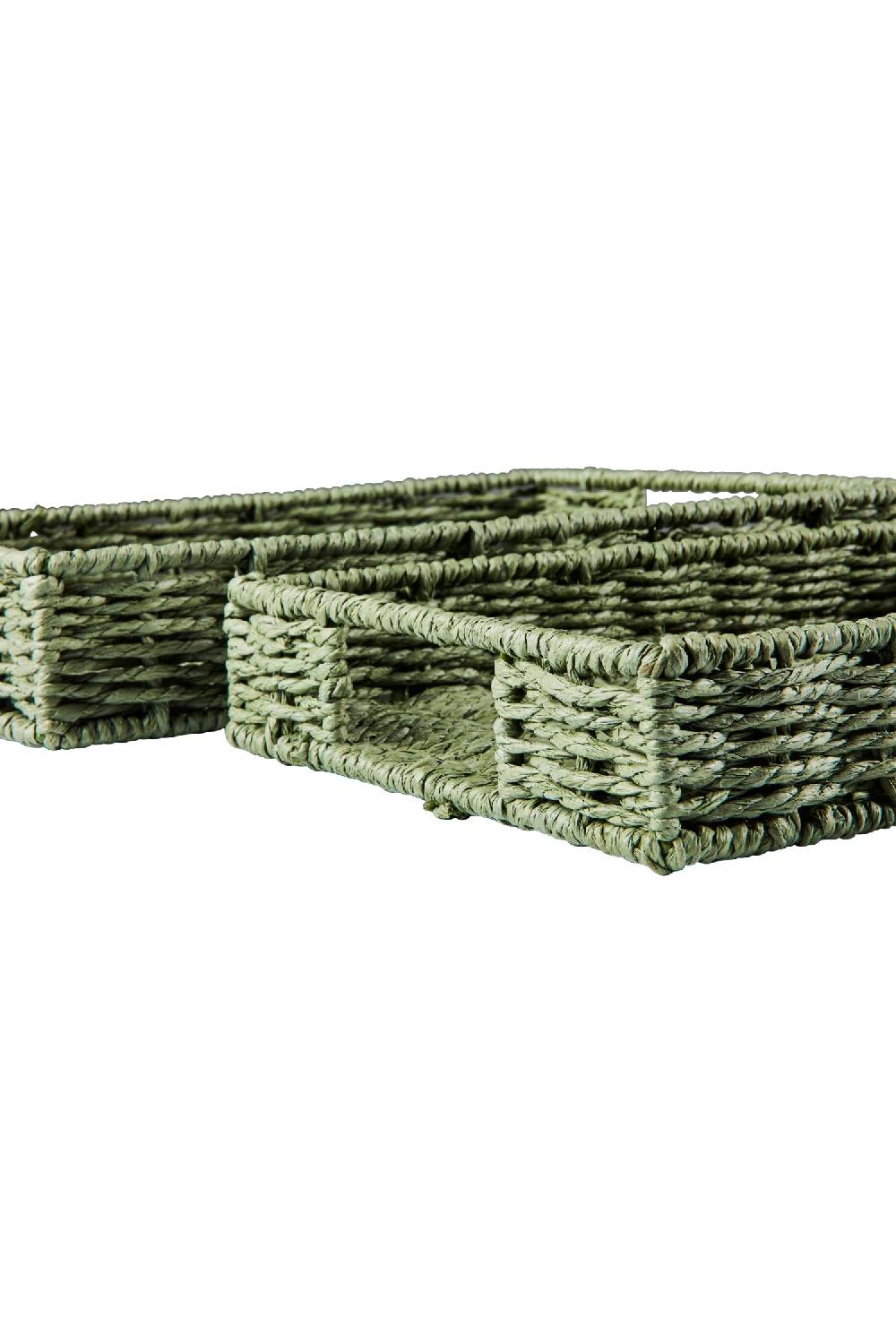 Novità Home Gourmet - Cesto Vassoio Rettangolare Green Set 1/2 Offerta Anniversario