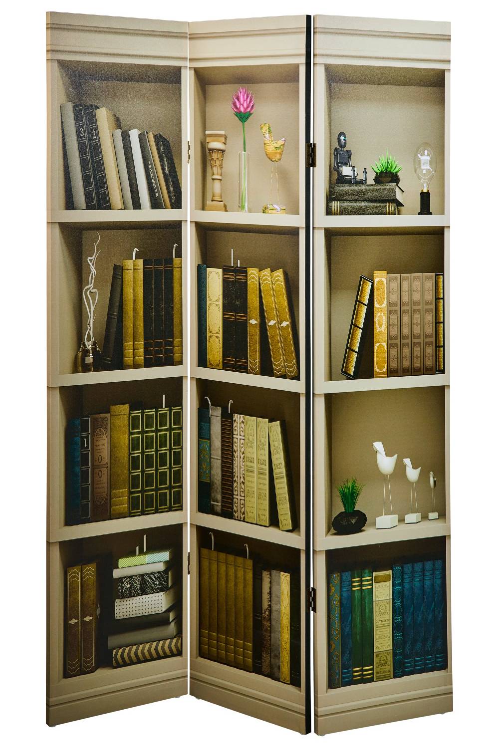 Novità Home Paravento - Libreria Fronte Retro 3 Ante Canvas Nuovi prodotti