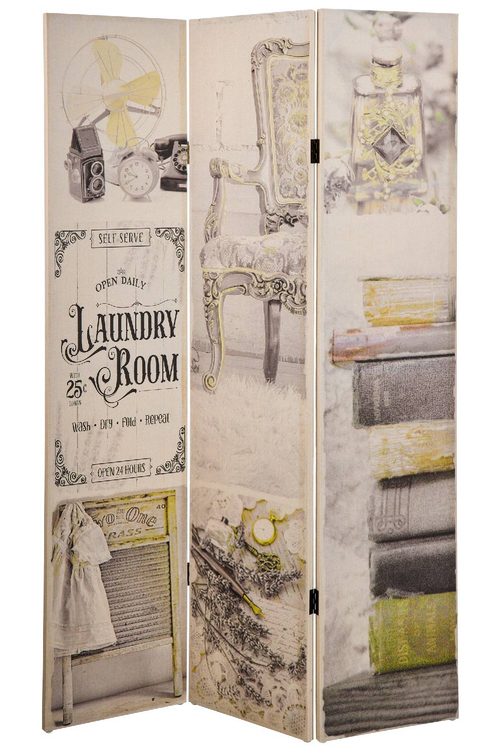 Novità Home Paravento - Laundry Room 3 Ante Linen Bestseller