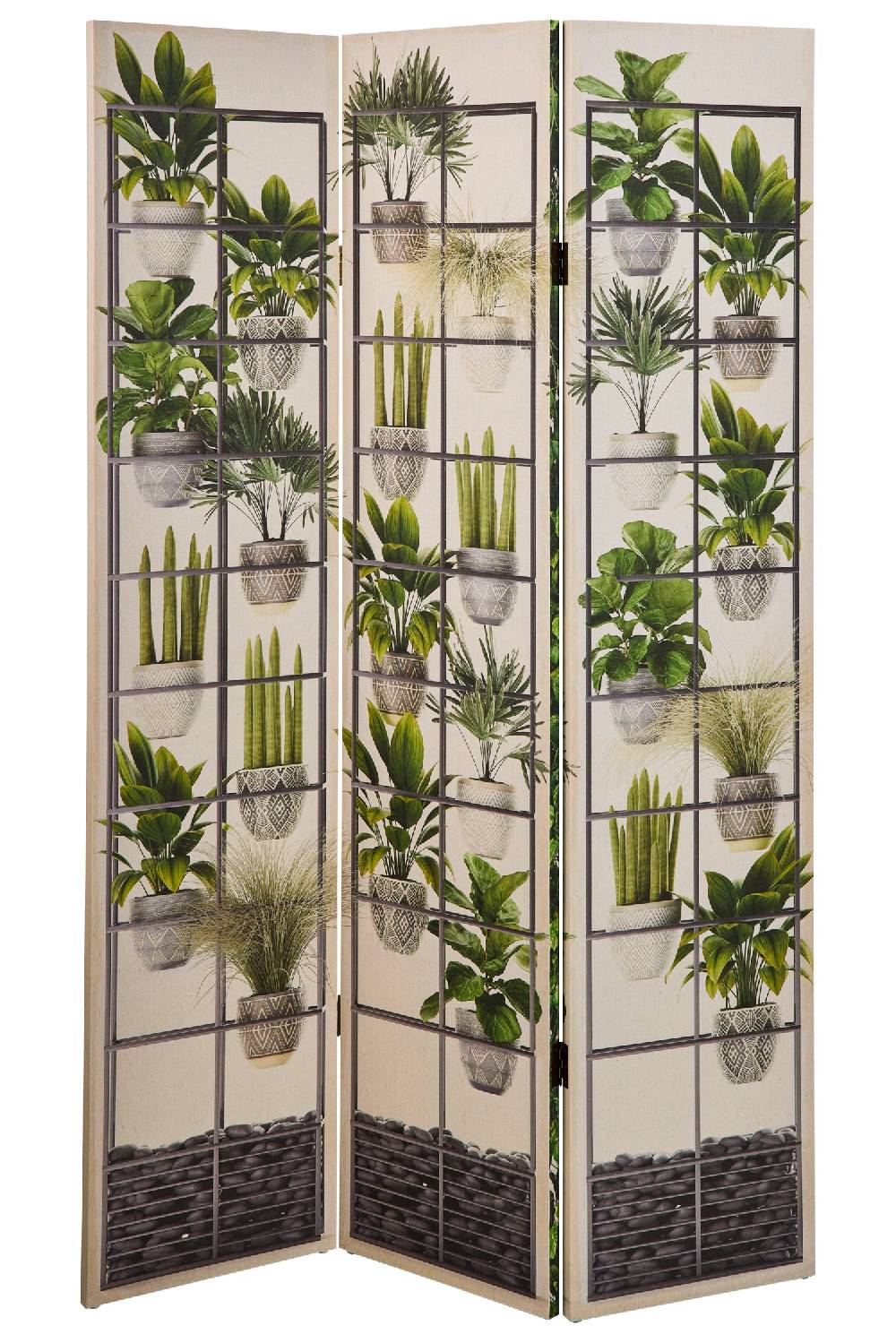 Novità Home Paravento - Giardino Orizzontale 3 Ante Linen Offerte stagionali