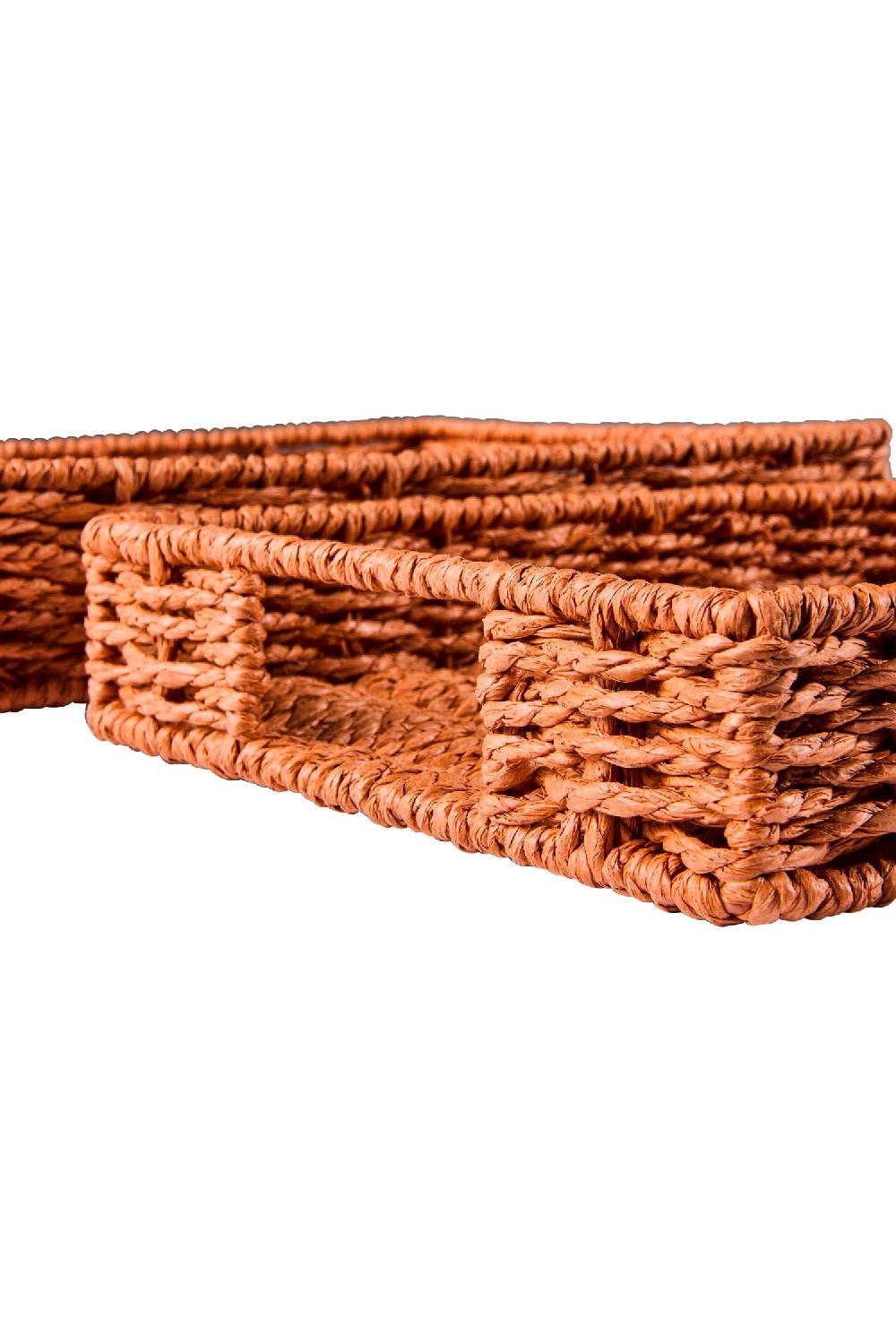 Novità Home Gourmet - Cesto Vassoio Rettangolare Orange Set 1/2 Enormi risparmi