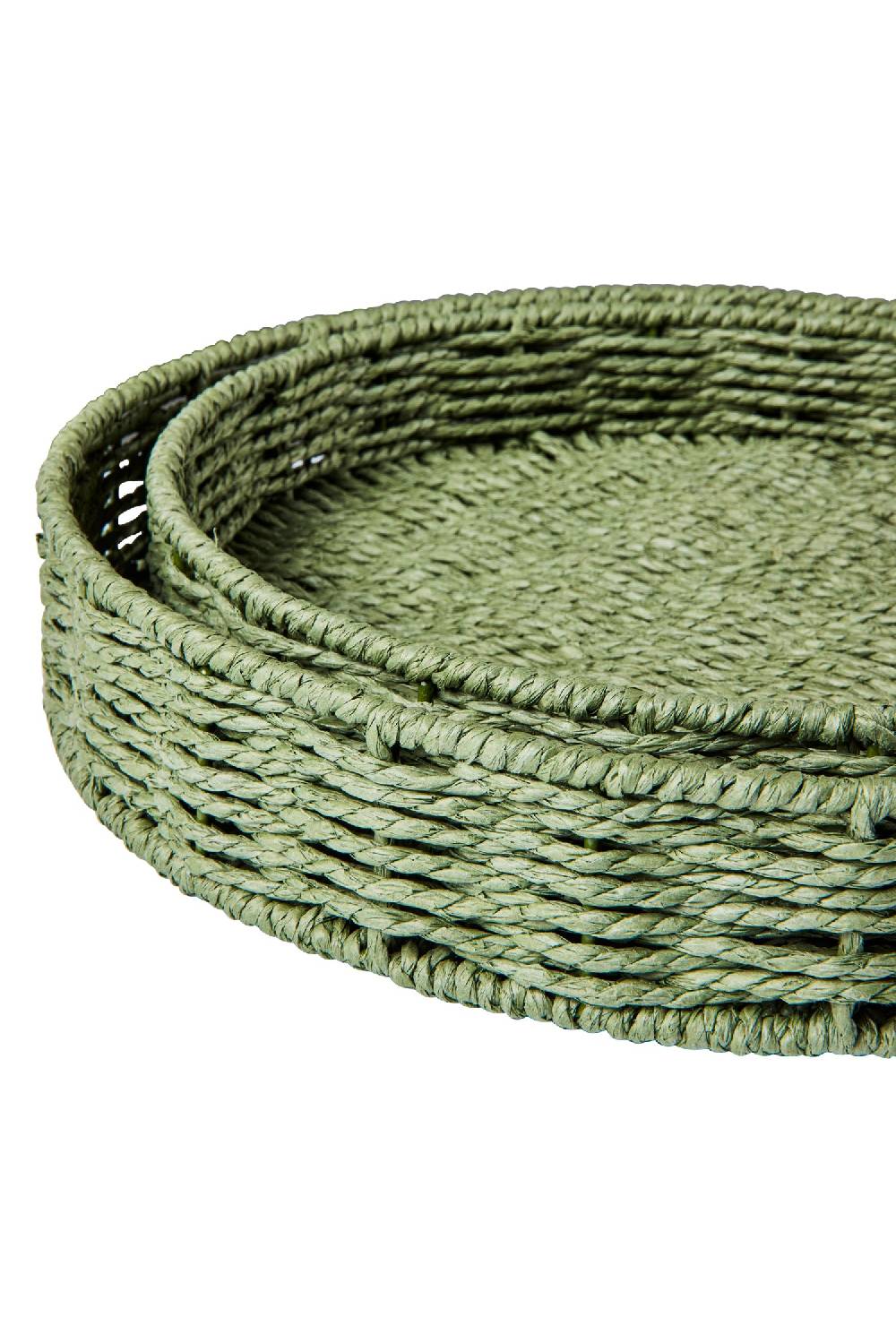 Novità Home Gourmet - Ceste Vassoio Tondo Green Set 1/2 Super Saving Price