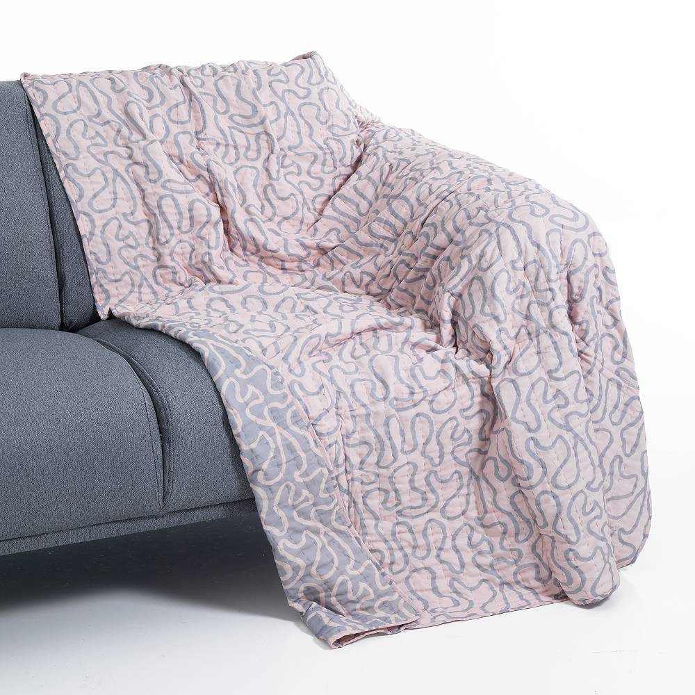 Oresteluchetta Plaid cotone DOUBLE ROSE In Vendita