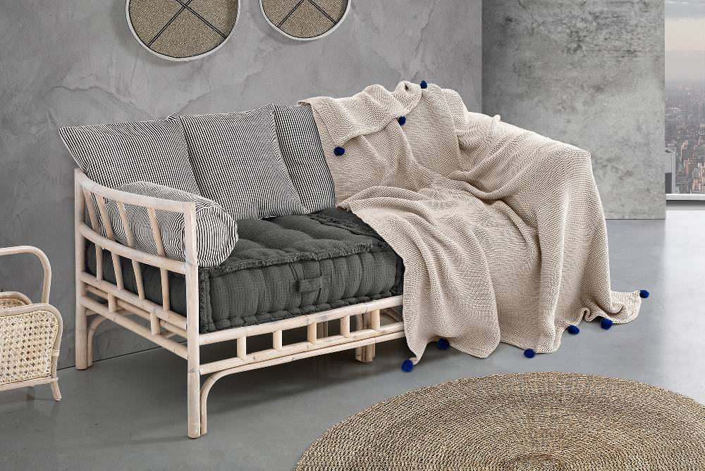 Oresteluchetta Plaid COZY-A NAVY BLUE Vendita Economica