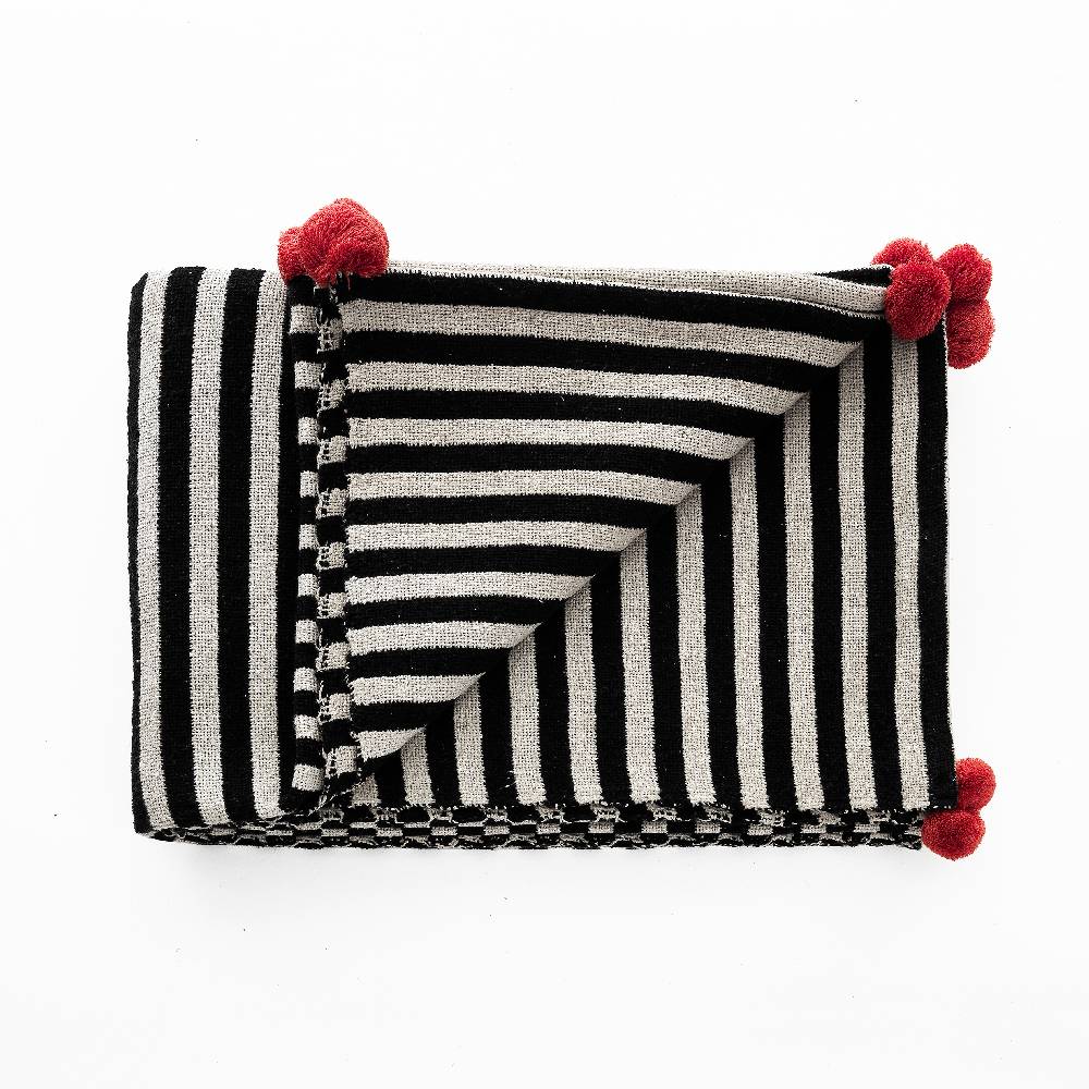 Oresteluchetta Plaid cotone STRIPE-B CORAL Moda