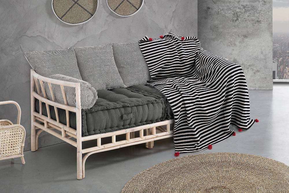 Oresteluchetta Plaid cotone STRIPE-B CORAL Moda