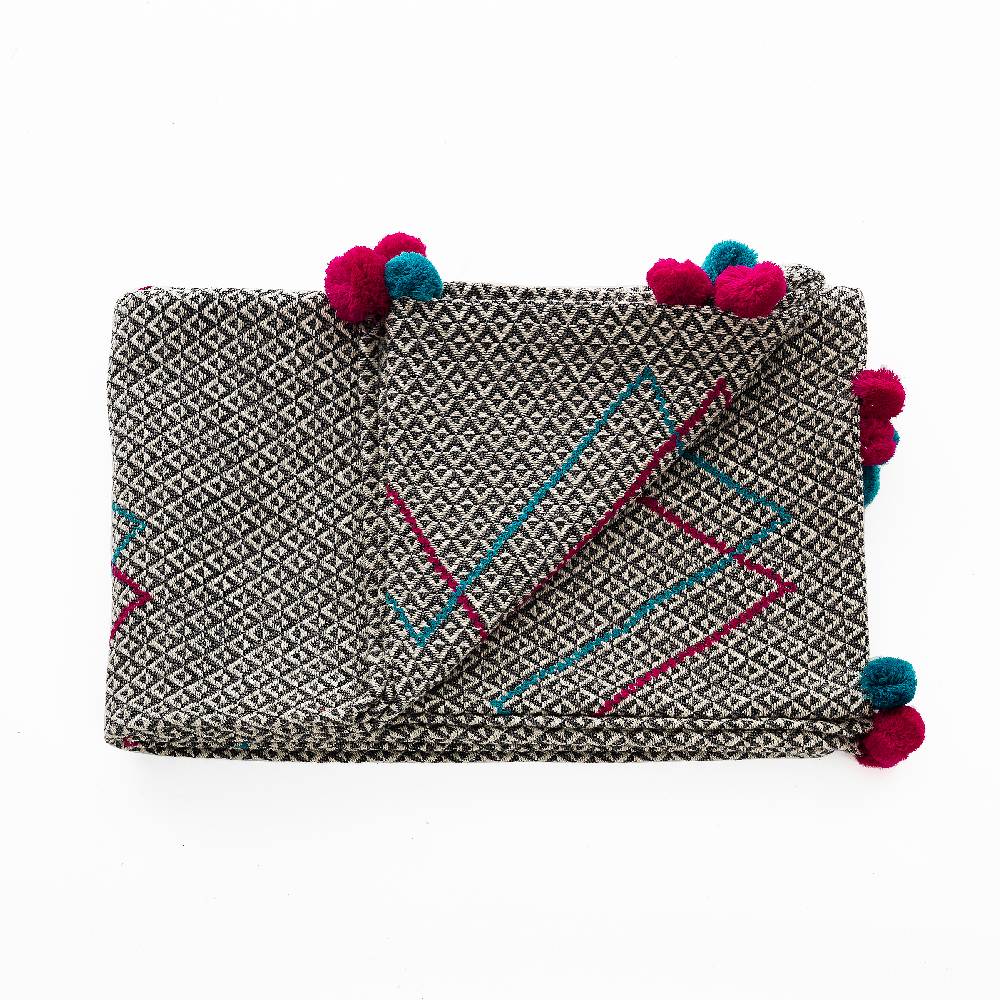 Oresteluchetta Plaid cotone ZIG-ZAG Italia