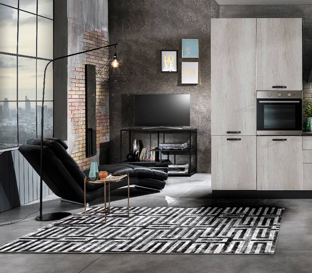 Oresteluchetta TAPPETO SERIE HISA GREY 03 Italy