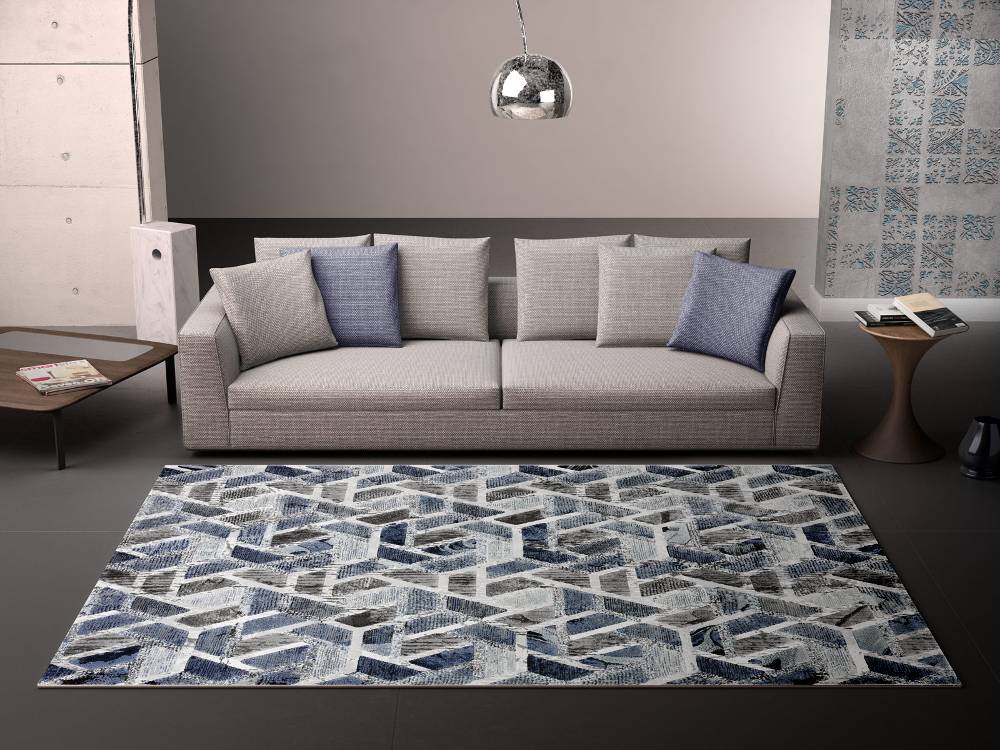 Oresteluchetta TAPPETO SERIE HISA BLUE 03 Vendita
