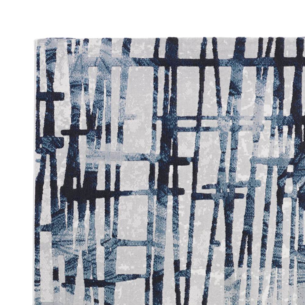 Oresteluchetta TAPPETO CORSIA SERIE HISA BLUE 06 Spedizione Gratuita