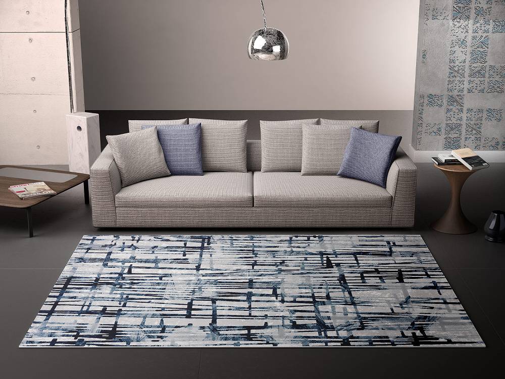 Oresteluchetta TAPPETO SERIE HISA BLUE 07 Pezzi Unici