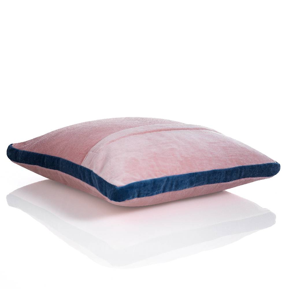 Oresteluchetta Cuscino VELVET PINK & BLUE Italia