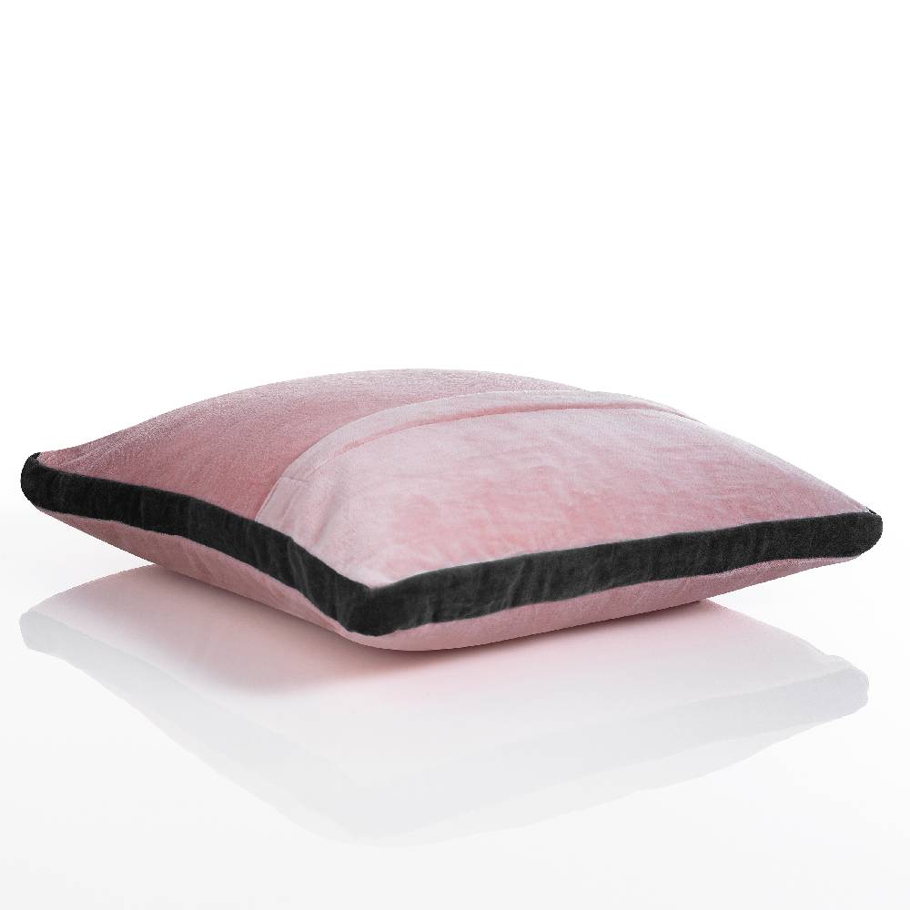 Oresteluchetta Cuscino VELVET PINK & GREY Presa