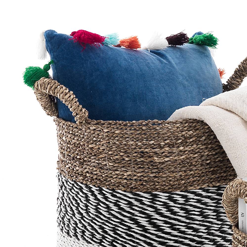 Oresteluchetta Cuscino VELVET DECOR BLUE Offerta