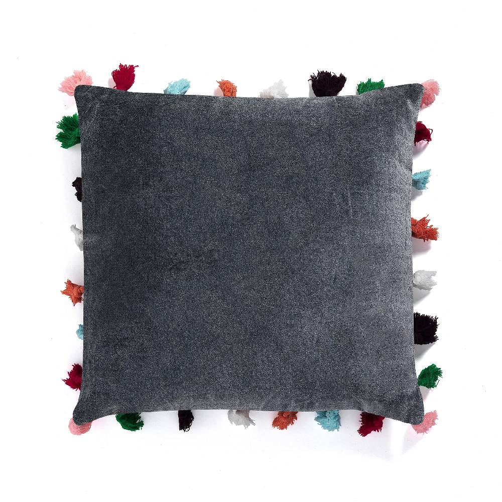 Oresteluchetta Cuscino VELVET DECOR GREY Economico
