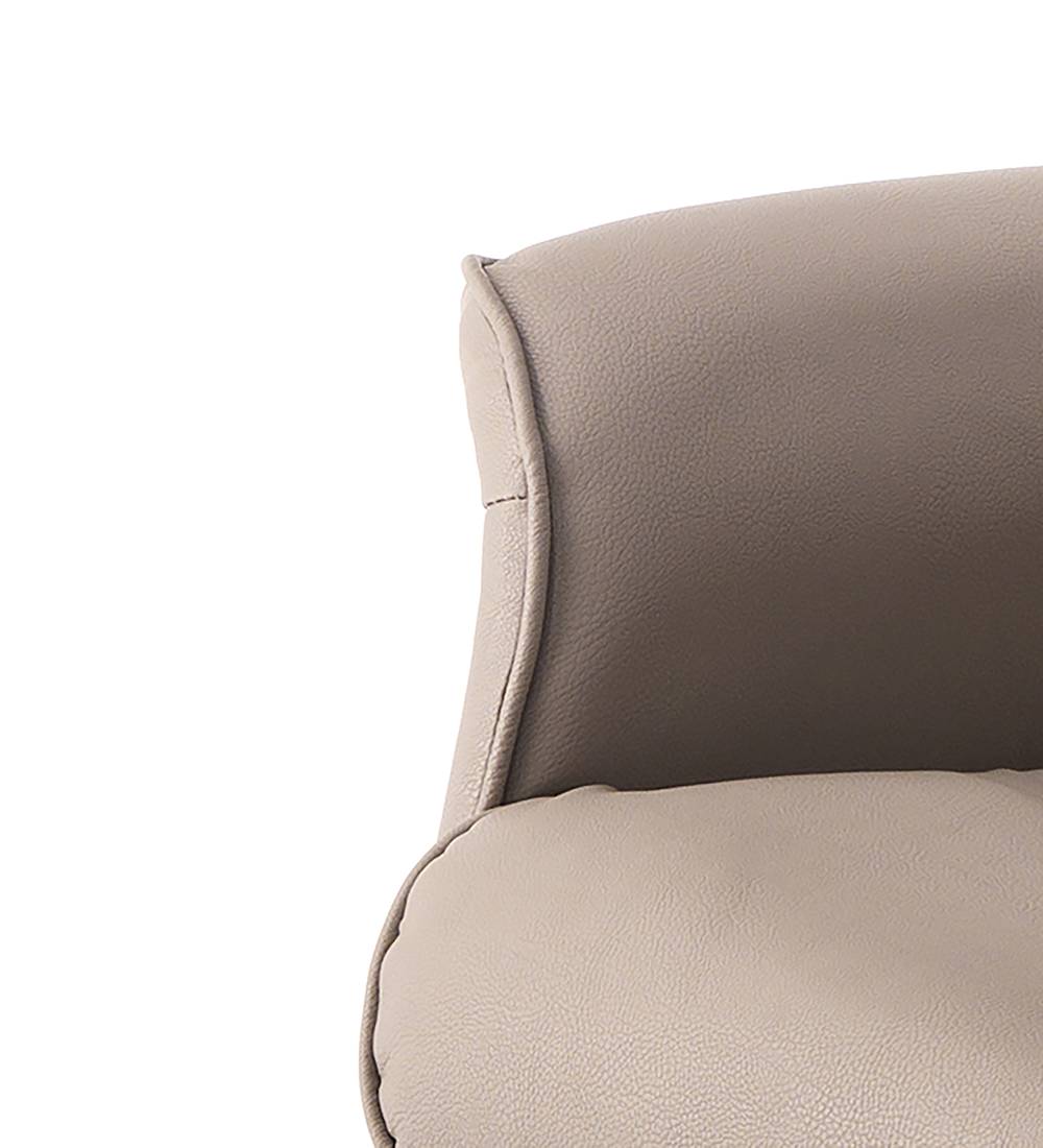Oresteluchetta poltrona comfort girevole con pouf NORY TORTORA In Vendita