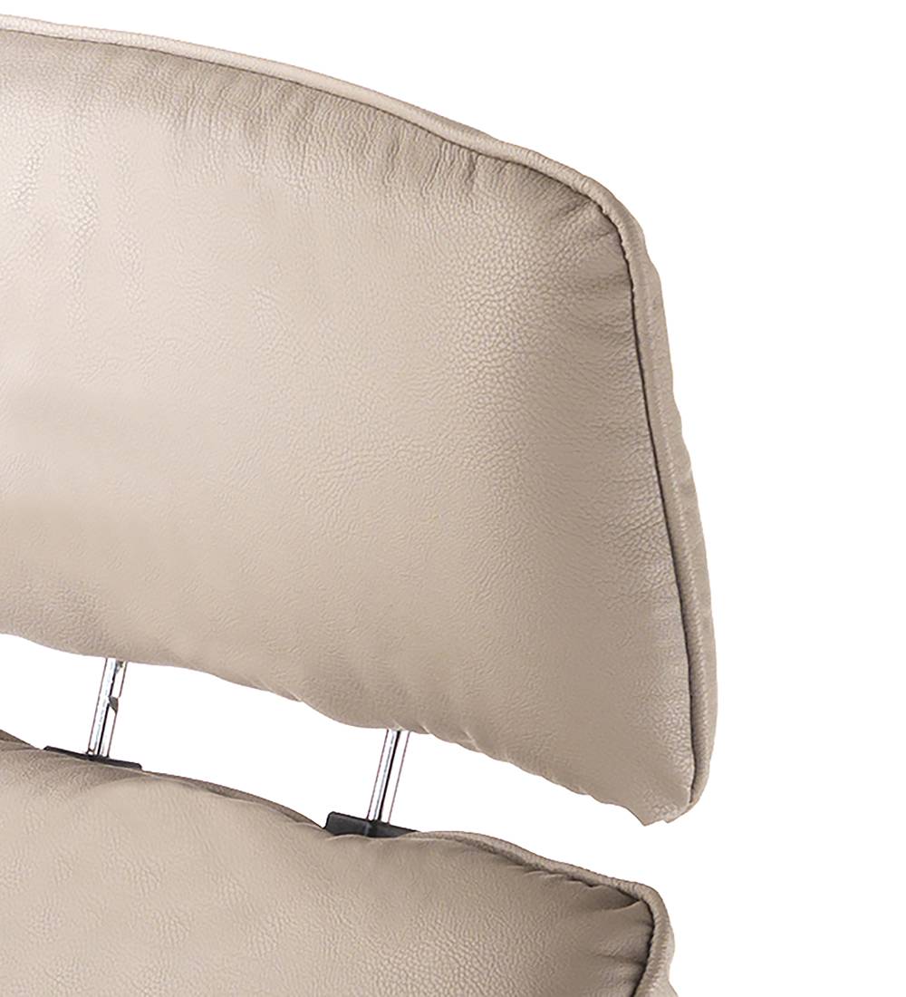 Oresteluchetta poltrona comfort girevole con pouf NORY TORTORA In Vendita