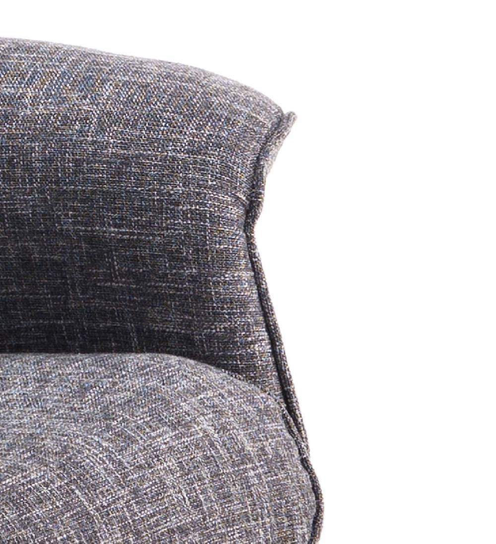 Oresteluchetta poltrona comfort girevole con pouf NORY Negozio