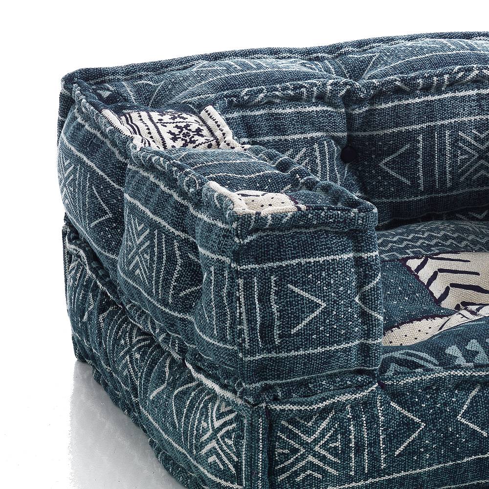 Oresteluchetta Poltrona YANTRA WHITE/BLUE PATCH Sottocosto