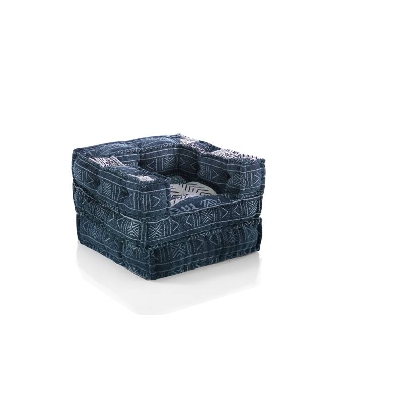 Oresteluchetta Poltrona/Chaise longue YANTRA WHITE/BLUE PATCH Saldi