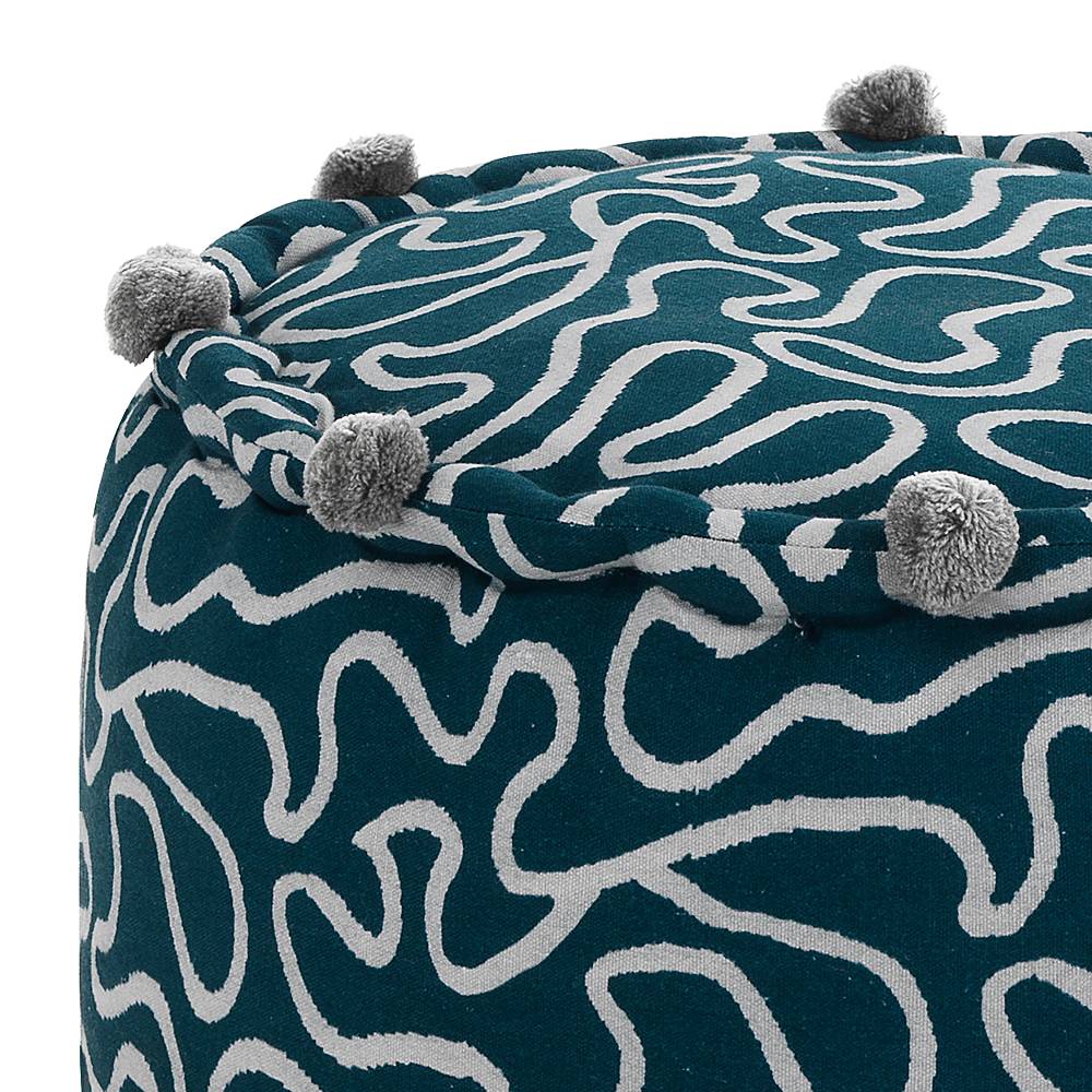 Oresteluchetta Pouf rotondo OCEAN Trasporto libero internazionale