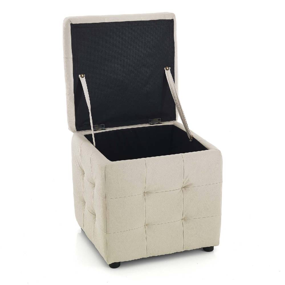 Oresteluchetta Pouf contenitore KILLEEN BEIGE Nuovo
