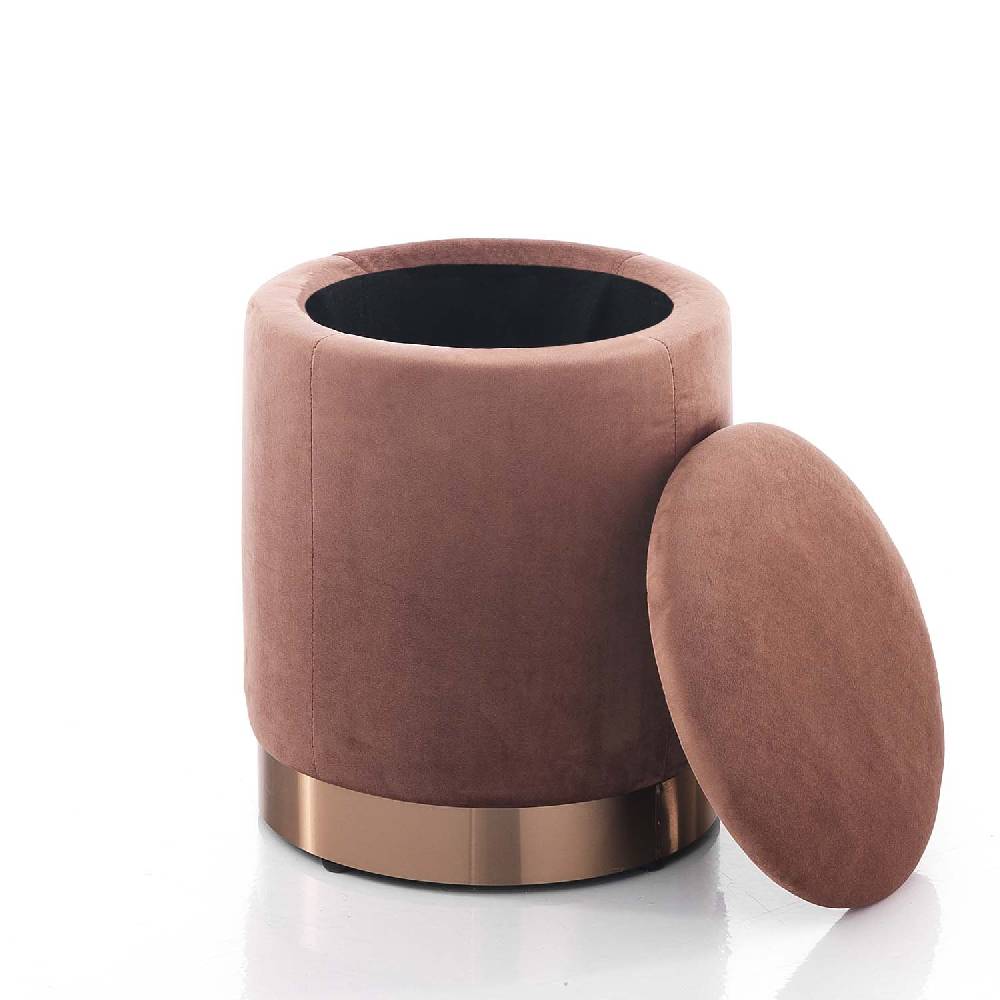 Oresteluchetta Pouf imbottito contenitore OHIO PINK Vendita