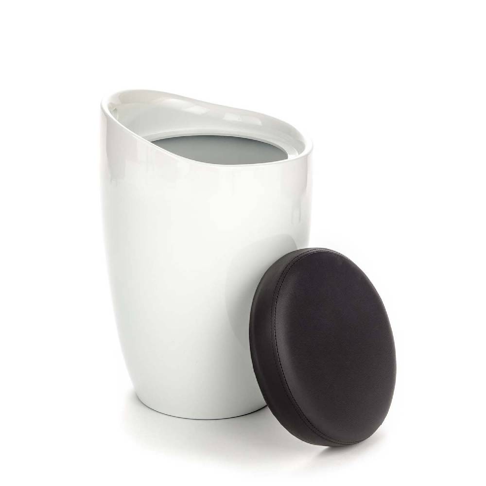 Oresteluchetta pouf/contenitore MONO WHITE Spedizione Gratuita