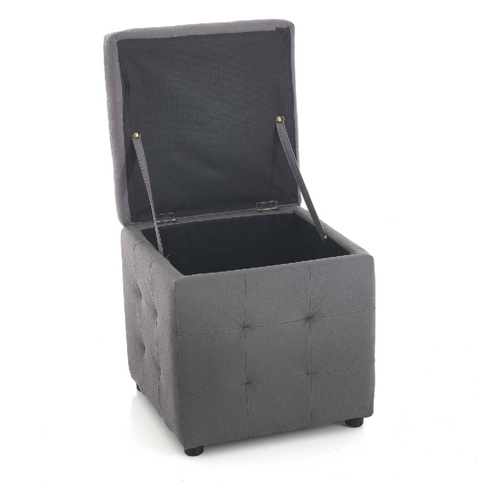 Oresteluchetta Pouf contenitore KILLEEN DARK GREY Acquista Ora