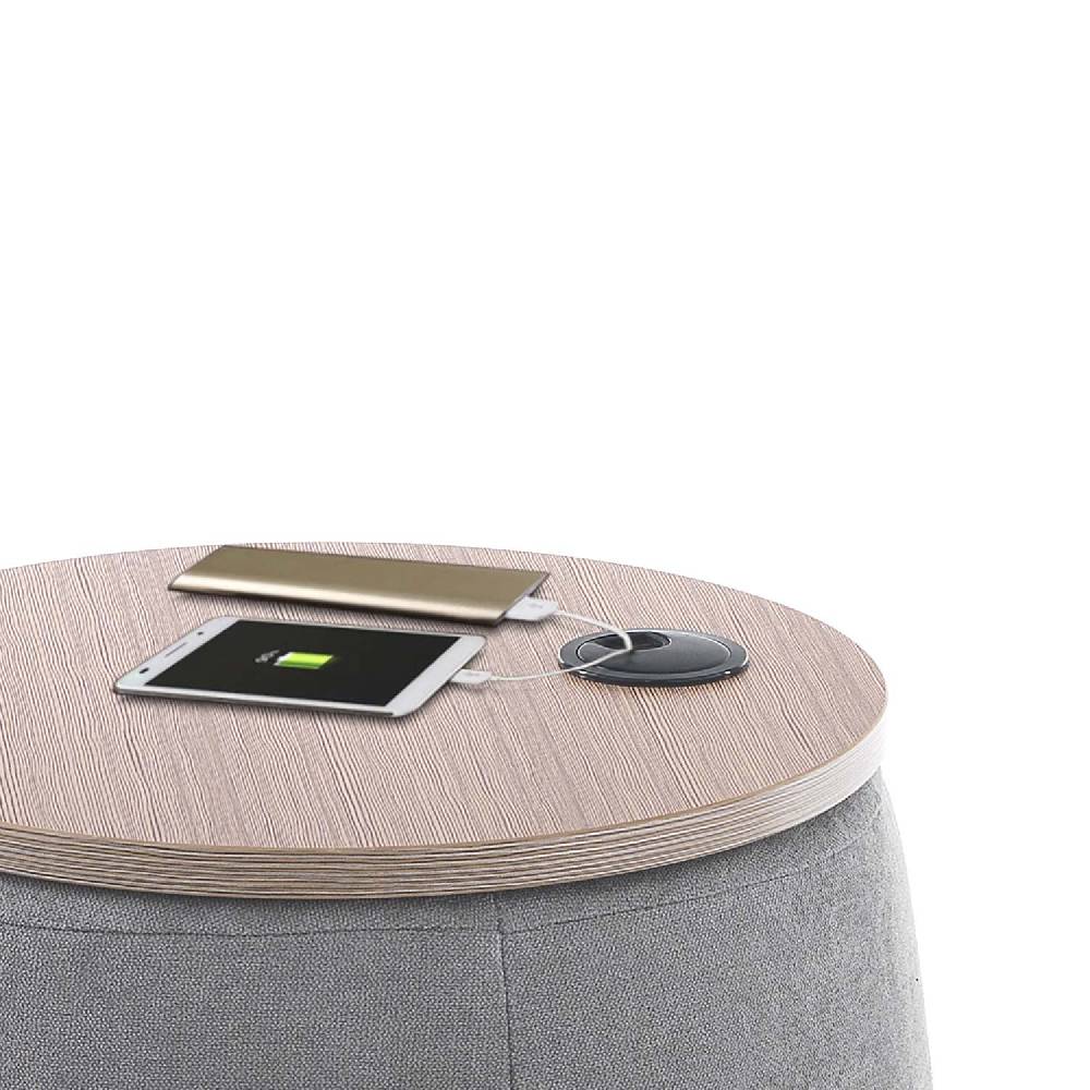 Oresteluchetta Pouf contenitore ANCHOR GREY Shopping Online