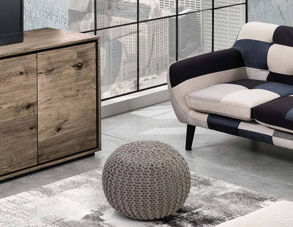 Oresteluchetta pouf LINS IVORY Economico