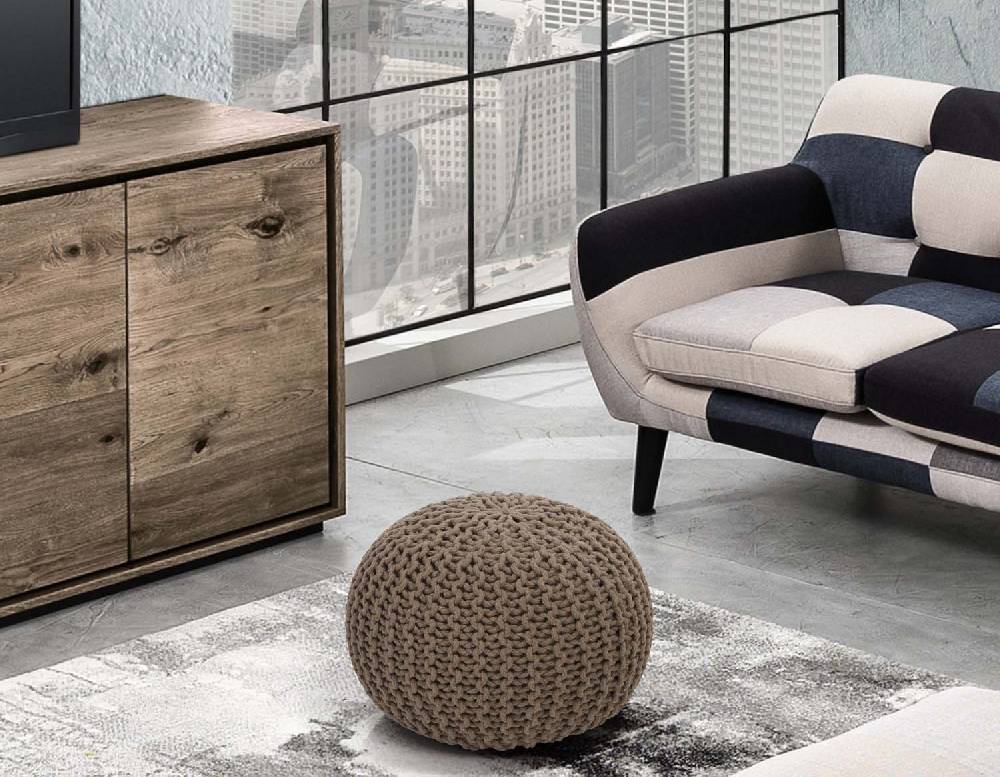 Oresteluchetta pouf LINS BEIGE Online