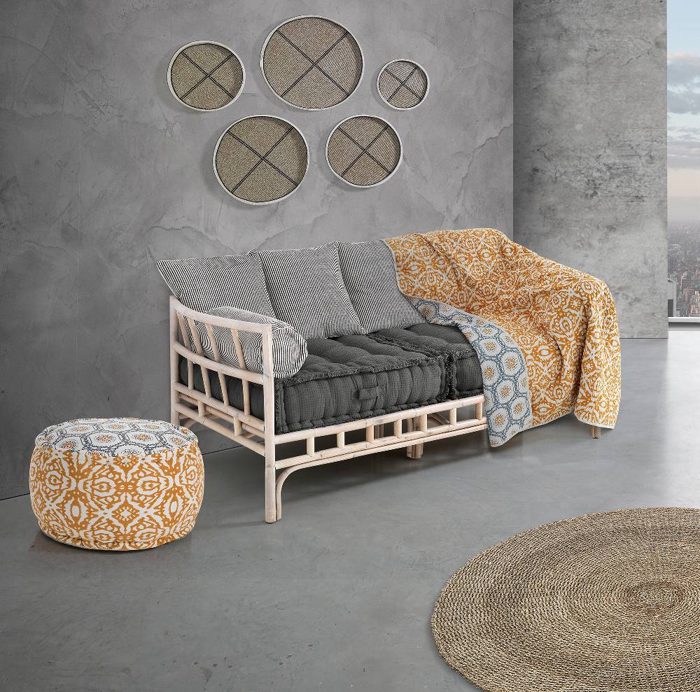 Oresteluchetta Pouf rotondo DOUBLE SUN Italia