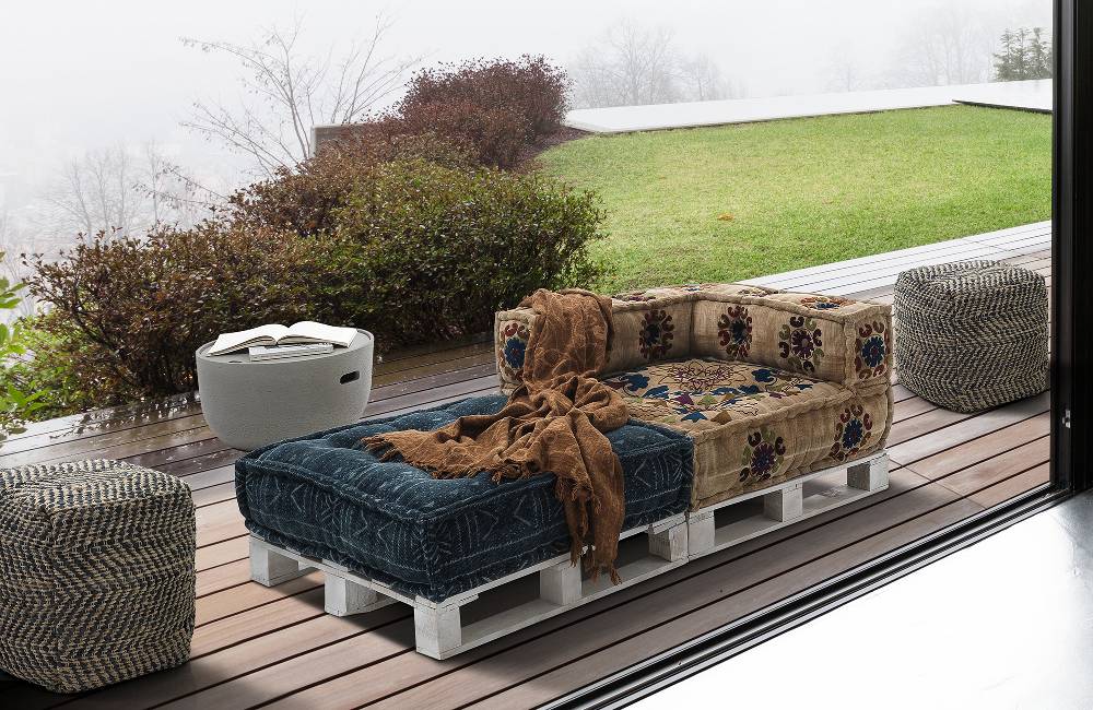 Oresteluchetta Pouf juta WEAVE Nuovo