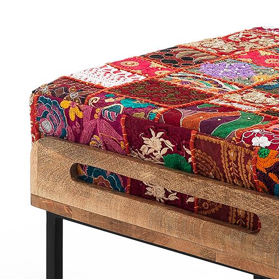 Oresteluchetta Pouf / Tavolino YANTRA RED PATCH Convenienza