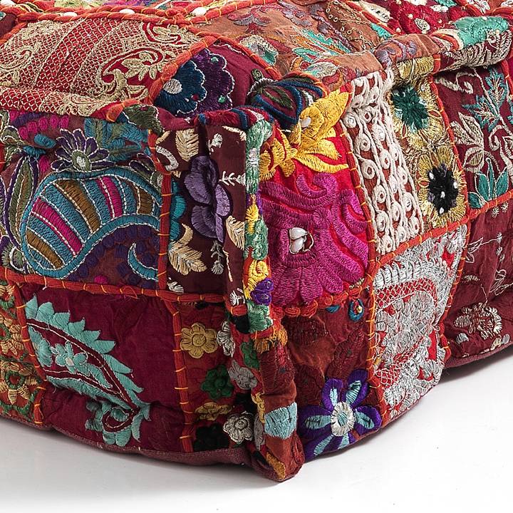 Oresteluchetta Pouf quadrato YANTRA RED PATCH Novità