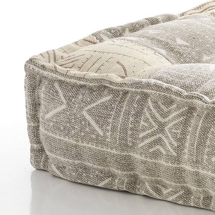 Oresteluchetta Pouf quadrato YANTRA BROWN /BEIGE Saldi