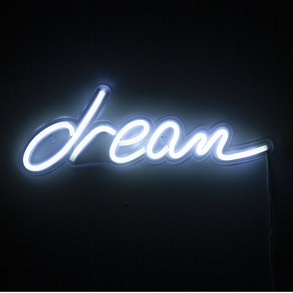 Oresteluchetta SCRITTA LUMINOSA DA PARETE DREAM In Linea
