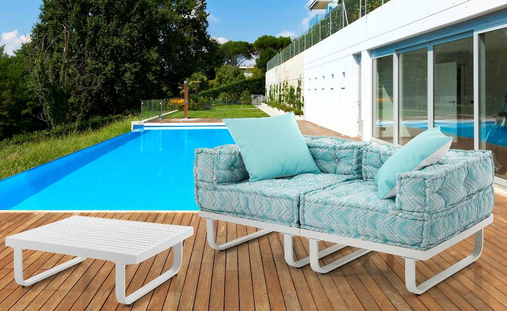 Oresteluchetta Divano 2 posti ARON OUTDOOR Composizione 60 Promozione