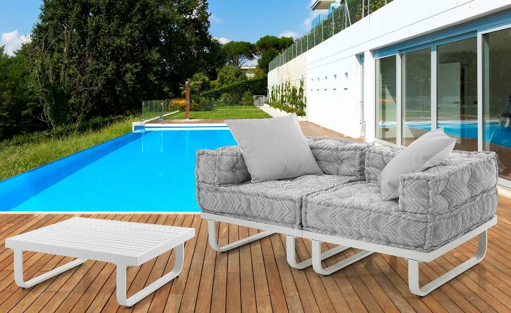 Oresteluchetta Divano 2 posti ARON OUTDOOR Composizione 61 Latest fashion